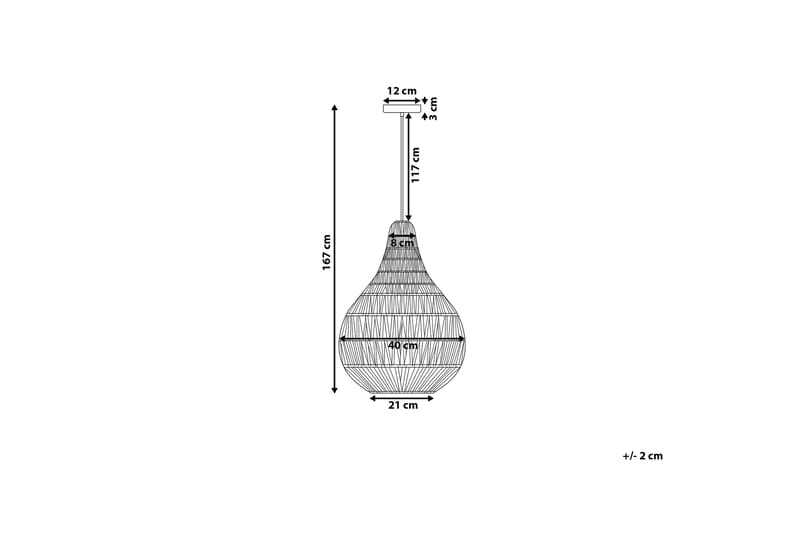 Molopo Taklampe 40 cm - Beige - Taklampe kjøkken - Vinduslampe hengende - Vinduslampe - Pendellamper & Hengelamper - Soveromslampe - Stuelampe