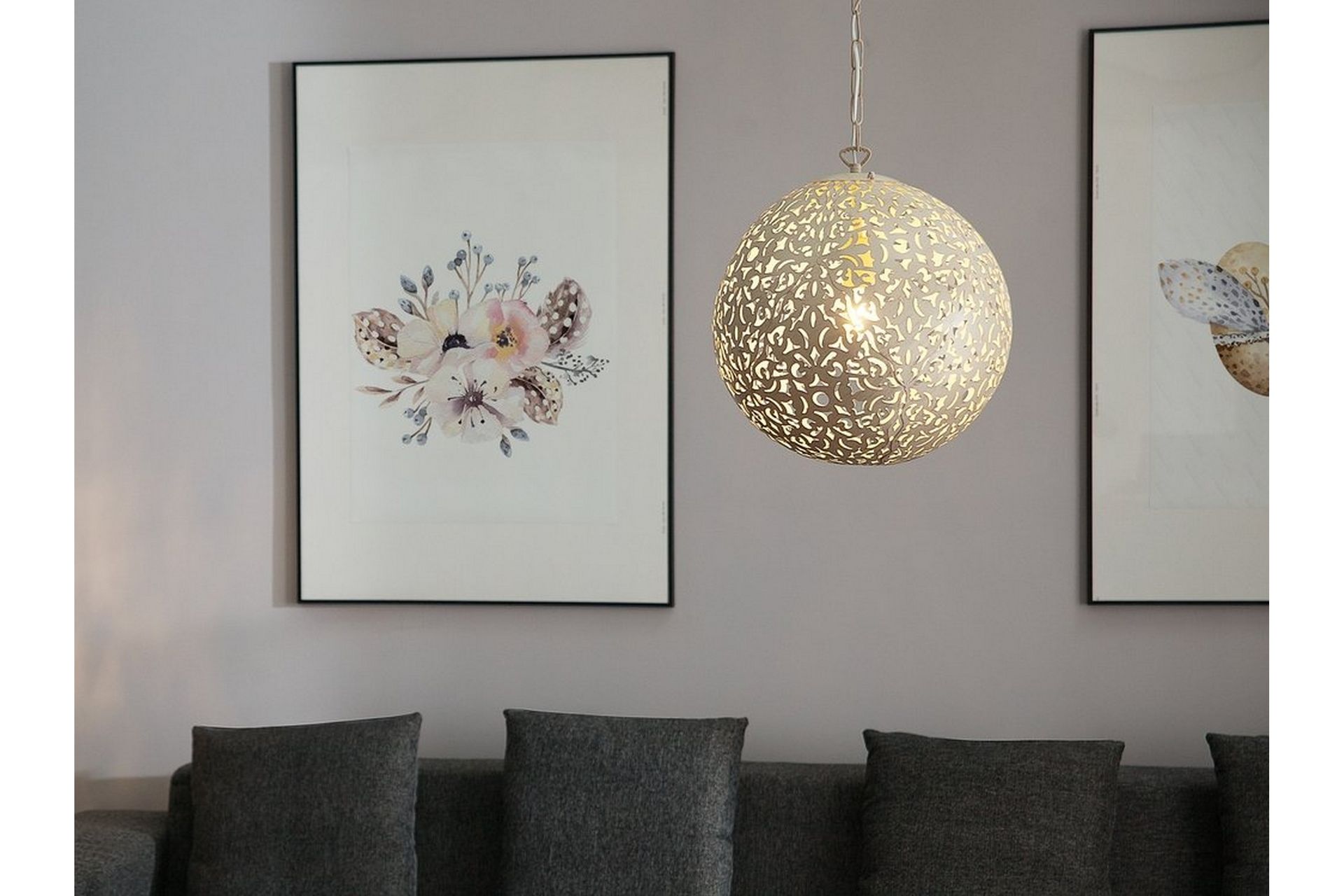 Mures Taklampe 40 cm - Beige - Belysning - Innendørsbelysning & Lamper - Taklampe - Pendellamper & Hengelamper