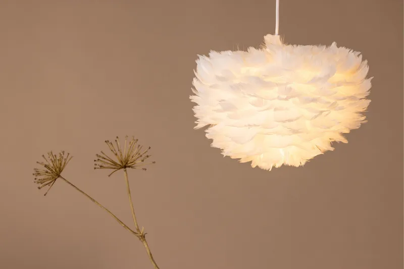 Nicola Pendellampe 20 cm - Hvit - Belysning - Innendørsbelysning & Lamper - Taklampe - Pendellamper & Hengelamper