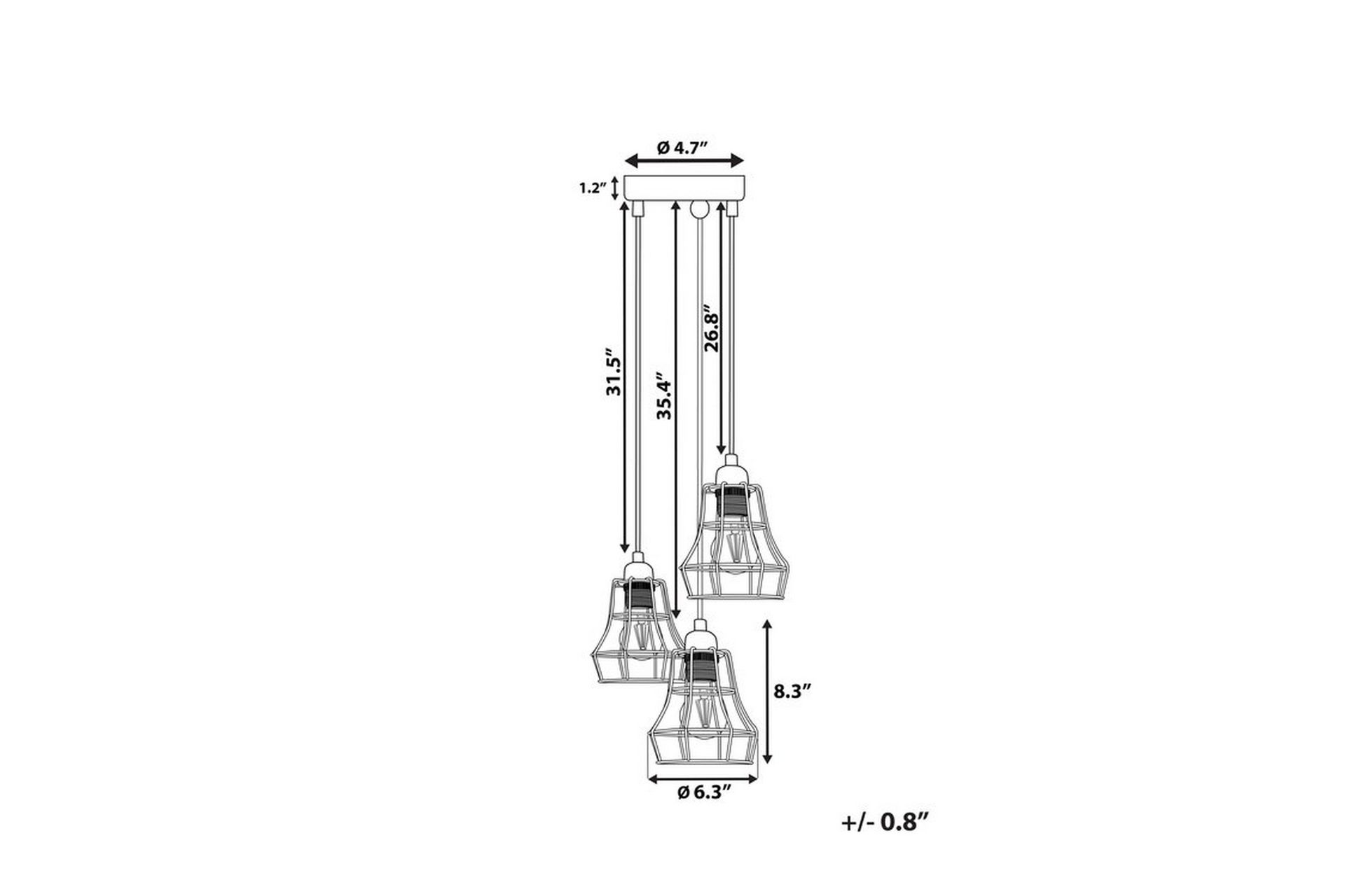 Pecwan Taklampe 15 cm - Svart - Belysning - Innendørsbelysning & Lamper - Taklampe - Pendellamper & Hengelamper