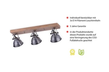 SAMIA Tak/vegglampe - Grå / Natur - Belysning - Innendørsbelysning & Lamper - Taklampe - Pendellamper & Hengelamper