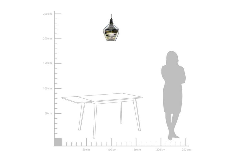 Sangone Taklampe 23 cm - Sølv - Taklampe kjøkken - Vinduslampe hengende - Vinduslampe - Pendellamper & Hengelamper - Soveromslampe - Stuelampe