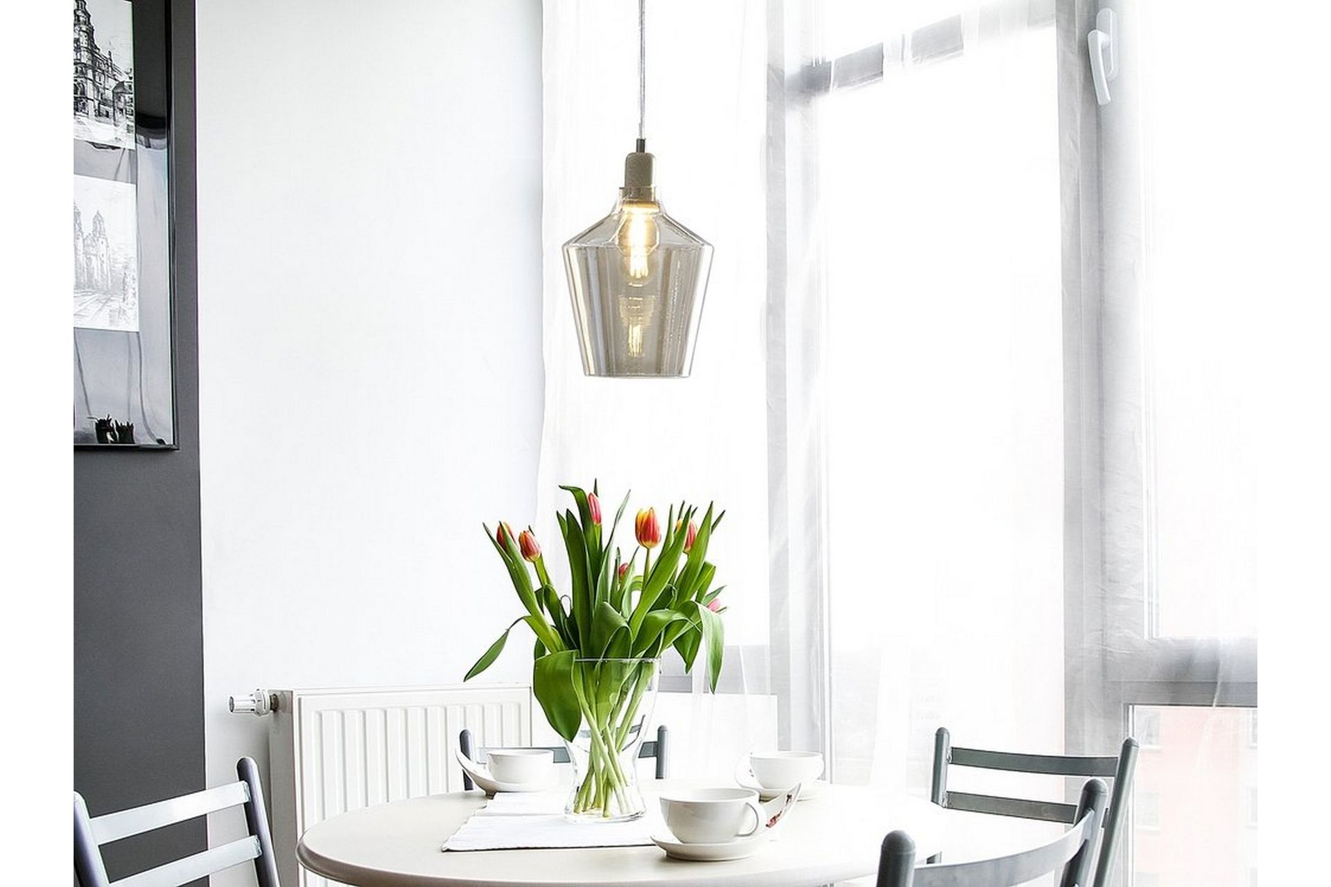 Santon Taklampe 20 cm - Transparent - Belysning - Innendørsbelysning & Lamper - Taklampe - Pendellamper & Hengelamper