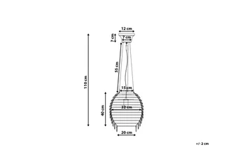 Sauer Taklampe 32 cm - Sølv - Belysning - Innendørsbelysning & Lamper - Taklampe - Pendellamper & Hengelamper