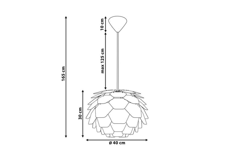 Segre Taklampe 40 cm - Blå - Taklampe kjøkken - Vinduslampe hengende - Vinduslampe - Pendellamper & Hengelamper - Soveromslampe - Stuelampe