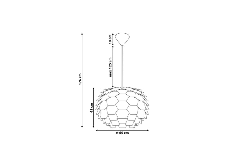 Segre Taklampe 60 cm - Blå - Taklampe kjøkken - Vinduslampe hengende - Vinduslampe - Pendellamper & Hengelamper - Soveromslampe - Stuelampe
