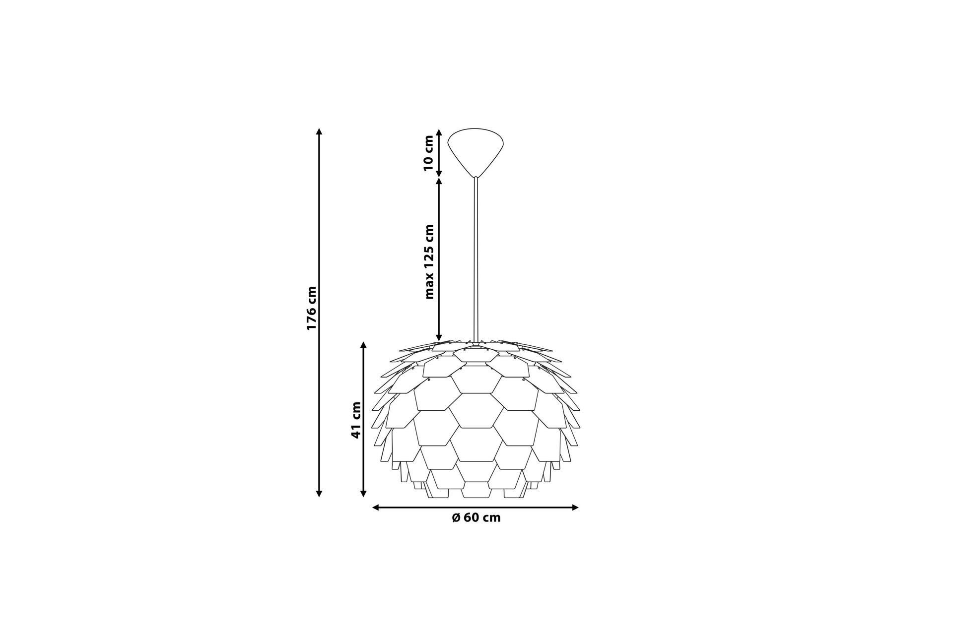 Segre Taklampe 60 cm - Grønn - Belysning - Innendørsbelysning & Lamper - Taklampe - Pendellamper & Hengelamper