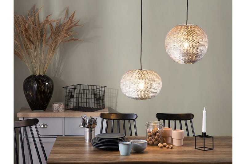 Seine Taklampe 30 cm - Sølv - Belysning - Innendørsbelysning & Lamper - Taklampe - Pendellamper & Hengelamper