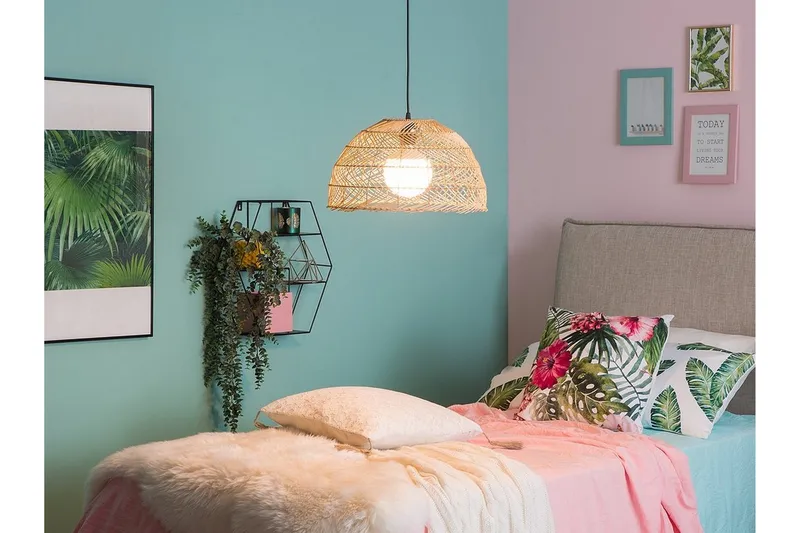 Selenge Taklampe 40 cm, Brun