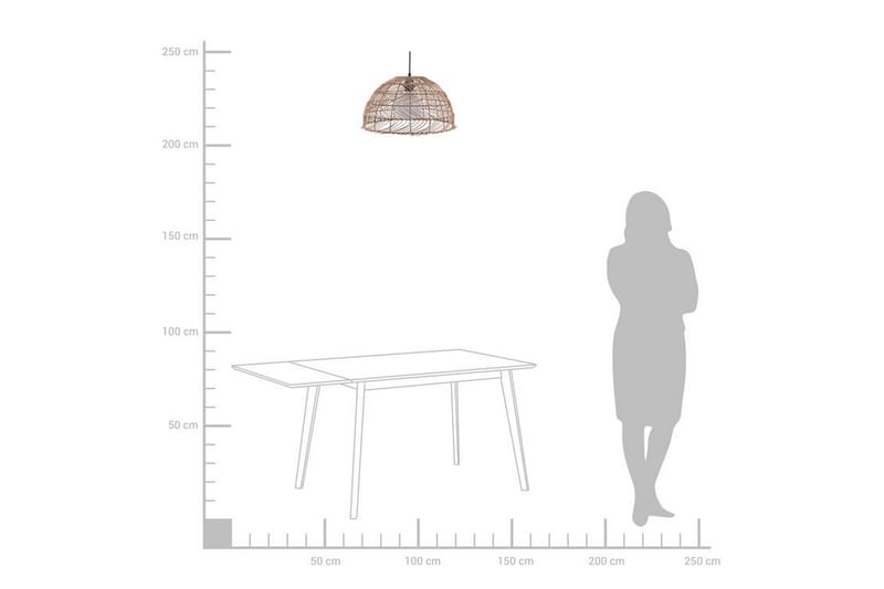 Selenge Taklampe 40 cm - Brun - Taklampe kjøkken - Vinduslampe hengende - Vinduslampe - Pendellamper & Hengelamper - Soveromslampe - Stuelampe