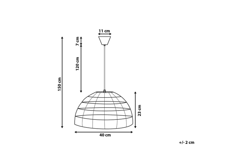 Selenge Taklampe 40 cm - Brun - Taklampe kjøkken - Vinduslampe hengende - Vinduslampe - Pendellamper & Hengelamper - Soveromslampe - Stuelampe