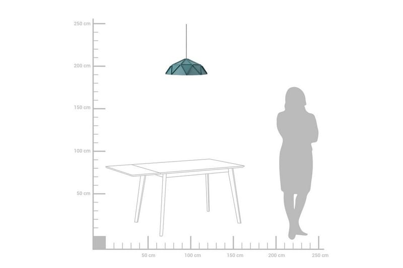 Senia Taklampe 45 cm - Blå - Belysning - Innendørsbelysning & Lamper - Taklampe - Pendellamper & Hengelamper