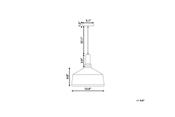 Sepik Taklampe 34 cm - Hvit - Belysning - Innendørsbelysning & Lamper - Taklampe - Pendellamper & Hengelamper
