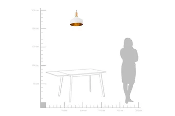 Sepik Taklampe 34 cm - Hvit - Belysning - Innendørsbelysning & Lamper - Taklampe - Pendellamper & Hengelamper
