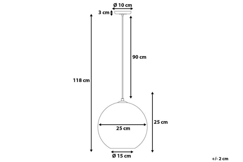 Sessera Taklampe 15 cm - Sølv - Belysning - Innendørsbelysning & Lamper - Taklampe - Pendellamper & Hengelamper