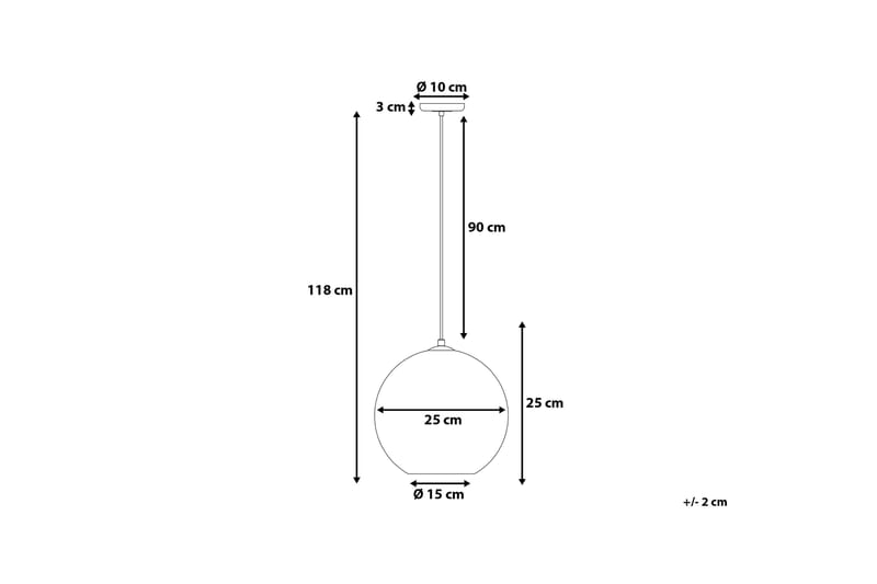 Sessera Taklampe 15 cm - Sølv - Taklampe kjøkken - Vinduslampe hengende - Vinduslampe - Pendellamper & Hengelamper - Soveromslampe - Stuelampe