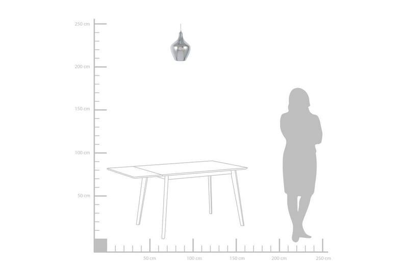 Soana Plafond 23 cm - Sølv - Taklampe kjøkken - Vinduslampe hengende - Vinduslampe - Pendellamper & Hengelamper - Soveromslampe - Stuelampe