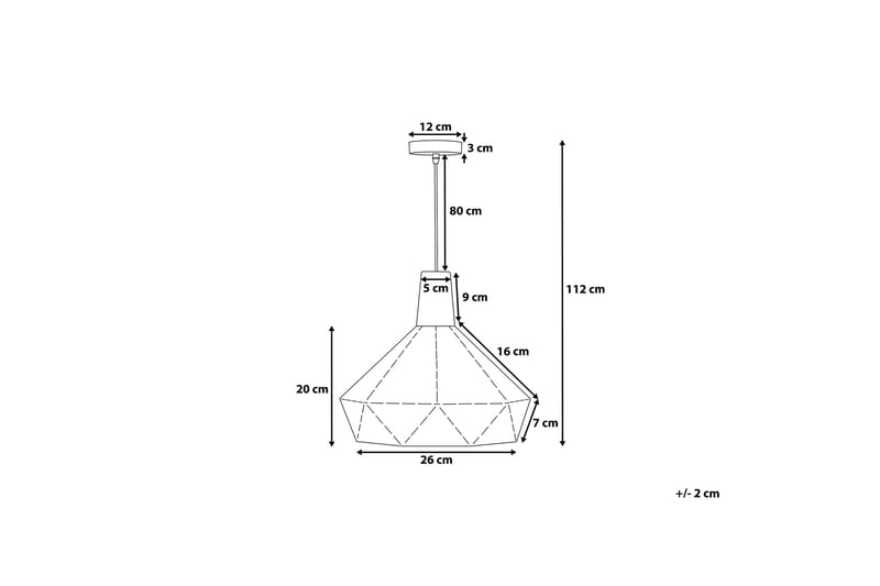 Somme Taklampe 26 cm - Svart - Taklampe kjøkken - Vinduslampe hengende - Vinduslampe - Pendellamper & Hengelamper - Soveromslampe - Stuelampe