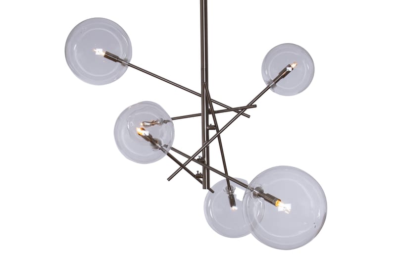 Sphere Taklampe 6 Lys Sølv - AG Home & Light - Taklampe kjøkken - Vinduslampe hengende - Vinduslampe - Pendellamper & Hengelamper - Soveromslampe - Stuelampe