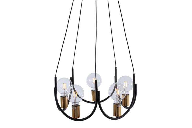 Swing Taklampe Svart/Messing - AG Home & Light - Taklampe kjøkken - Vinduslampe hengende - Vinduslampe - Pendellamper & Hengelamper - Soveromslampe - Stuelampe