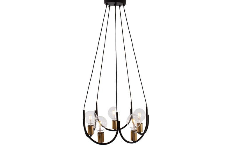 Swing Taklampe Svart/Messing - AG Home & Light - Taklampe kjøkken - Vinduslampe hengende - Vinduslampe - Pendellamper & Hengelamper - Soveromslampe - Stuelampe