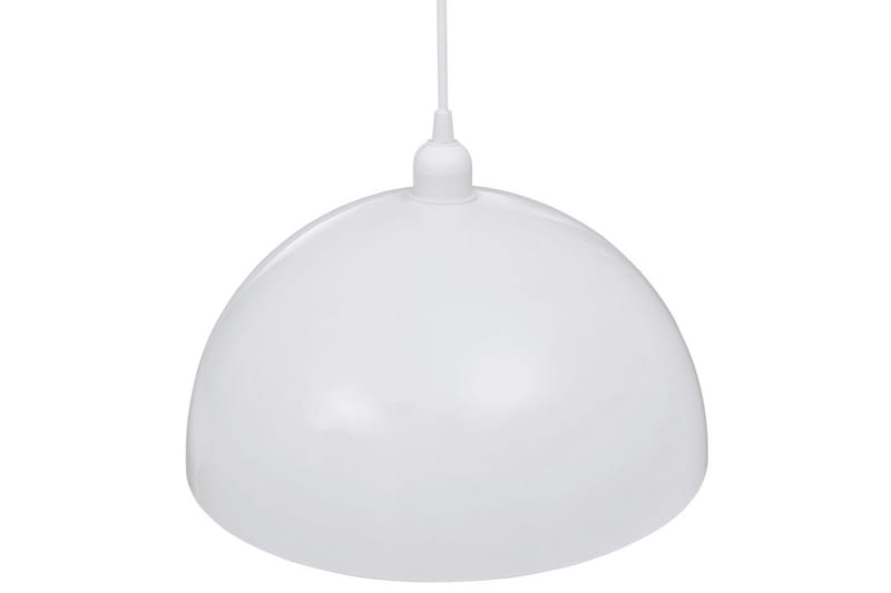 Taklampe 2 stk høydejusterbar halvkuleformet hvit - Hvit/Gull - Taklampe kjøkken - Vinduslampe hengende - Vinduslampe - Pendellamper & Hengelamper - Soveromslampe - Stuelampe