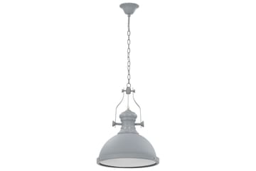 Taklampe grå rund E27 - Grå - Belysning - Innendørsbelysning & Lamper - Taklampe - Pendellamper & Hengelamper