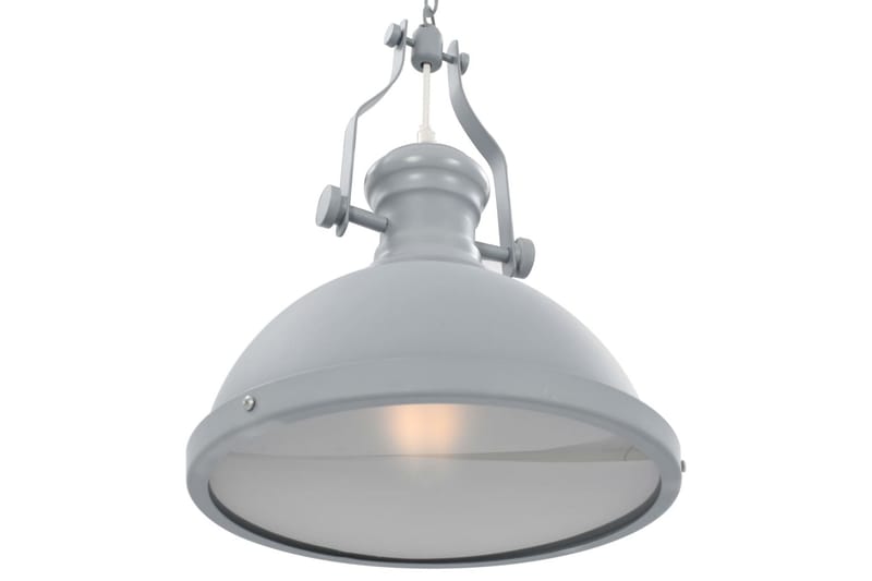 Taklampe grå rund E27 - Grå - Belysning - Innendørsbelysning & Lamper - Taklampe - Pendellamper & Hengelamper