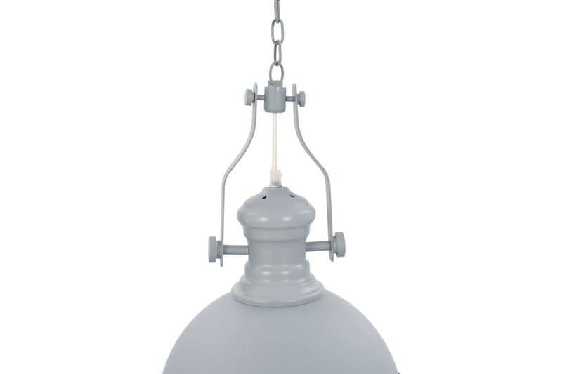 Taklampe grå rund E27 - Grå - Belysning - Innendørsbelysning & Lamper - Taklampe - Pendellamper & Hengelamper