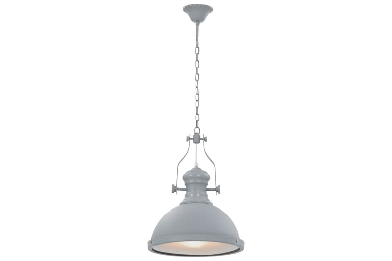 Taklampe grå rund E27 - Grå - Belysning - Innendørsbelysning & Lamper - Taklampe - Pendellamper & Hengelamper