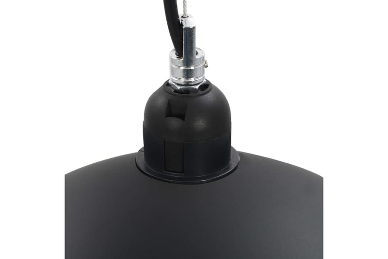 Taklamper 2 stk svart og gull halvkuleformet 40 cm E27 - Svart - Belysning - Innendørsbelysning & Lamper - Taklampe - Pendellamper & Hengelamper