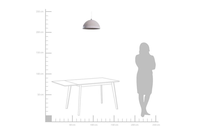 Tanana Taklampe 42 cm - Grå - Taklampe kjøkken - Vinduslampe hengende - Vinduslampe - Pendellamper & Hengelamper - Soveromslampe - Stuelampe