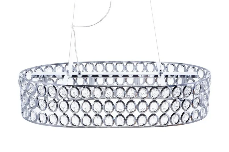 Tenna L Taklampe 81 cm - Sølv - Belysning - Innendørsbelysning & Lamper - Taklampe - Pendellamper & Hengelamper