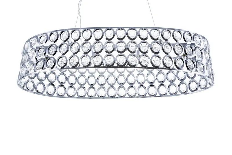 Tenna L Taklampe 81 cm - Sølv - Belysning - Innendørsbelysning & Lamper - Taklampe - Pendellamper & Hengelamper