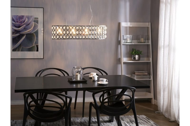 Tenna L Taklampe 81 cm - Sølv - Belysning - Innendørsbelysning & Lamper - Taklampe - Pendellamper & Hengelamper