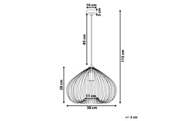 Tordino Plafond 38 cm - Svart - Belysning - Innendørsbelysning & Lamper - Taklampe - Pendellamper & Hengelamper