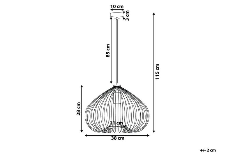 Tordino Plafond 38 cm - Kobber - Belysning - Innendørsbelysning & Lamper - Taklampe - Pendellamper & Hengelamper
