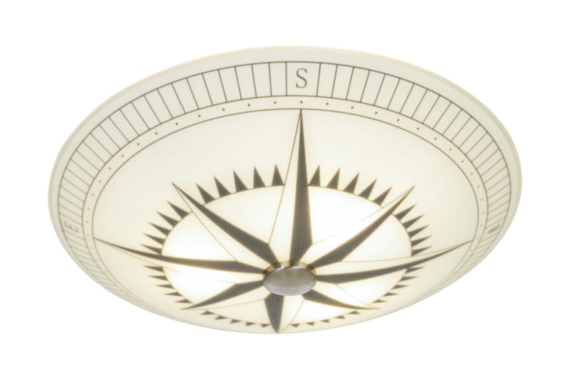 Aneta Kompass Plafond - Aneta Belysning - Plafondlampe - Stuelampe - Soveromslampe