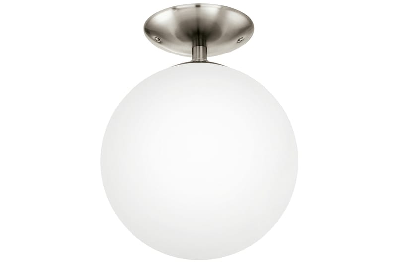 Eglo Rondo Plafond 25 cm, Nikkel/Opal