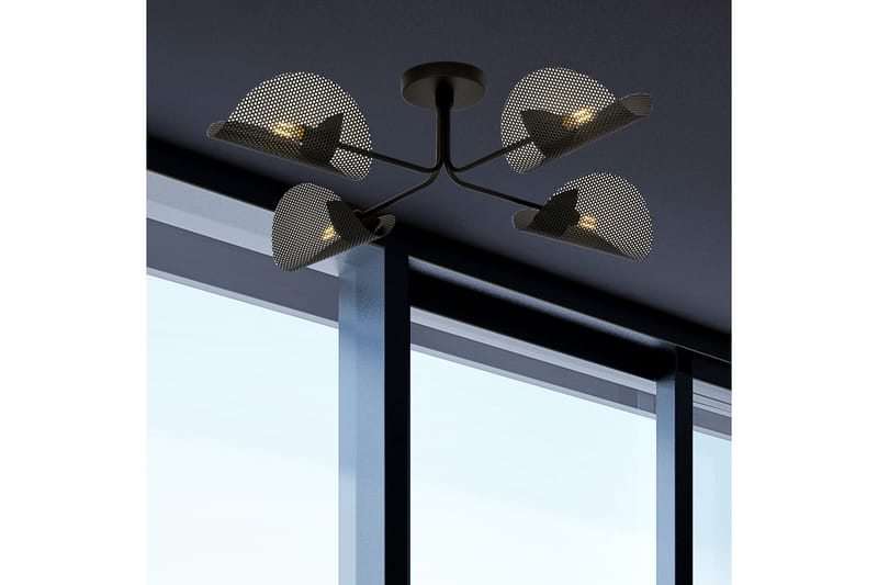 Gomez 4 plafond Svart - Scandinavian Choice - Plafondlampe - Stuelampe - Soveromslampe