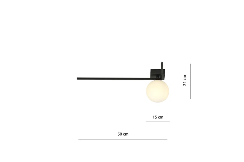 Imago 1F plafond Svart - Scandinavian Choice - Plafondlampe - Stuelampe - Soveromslampe
