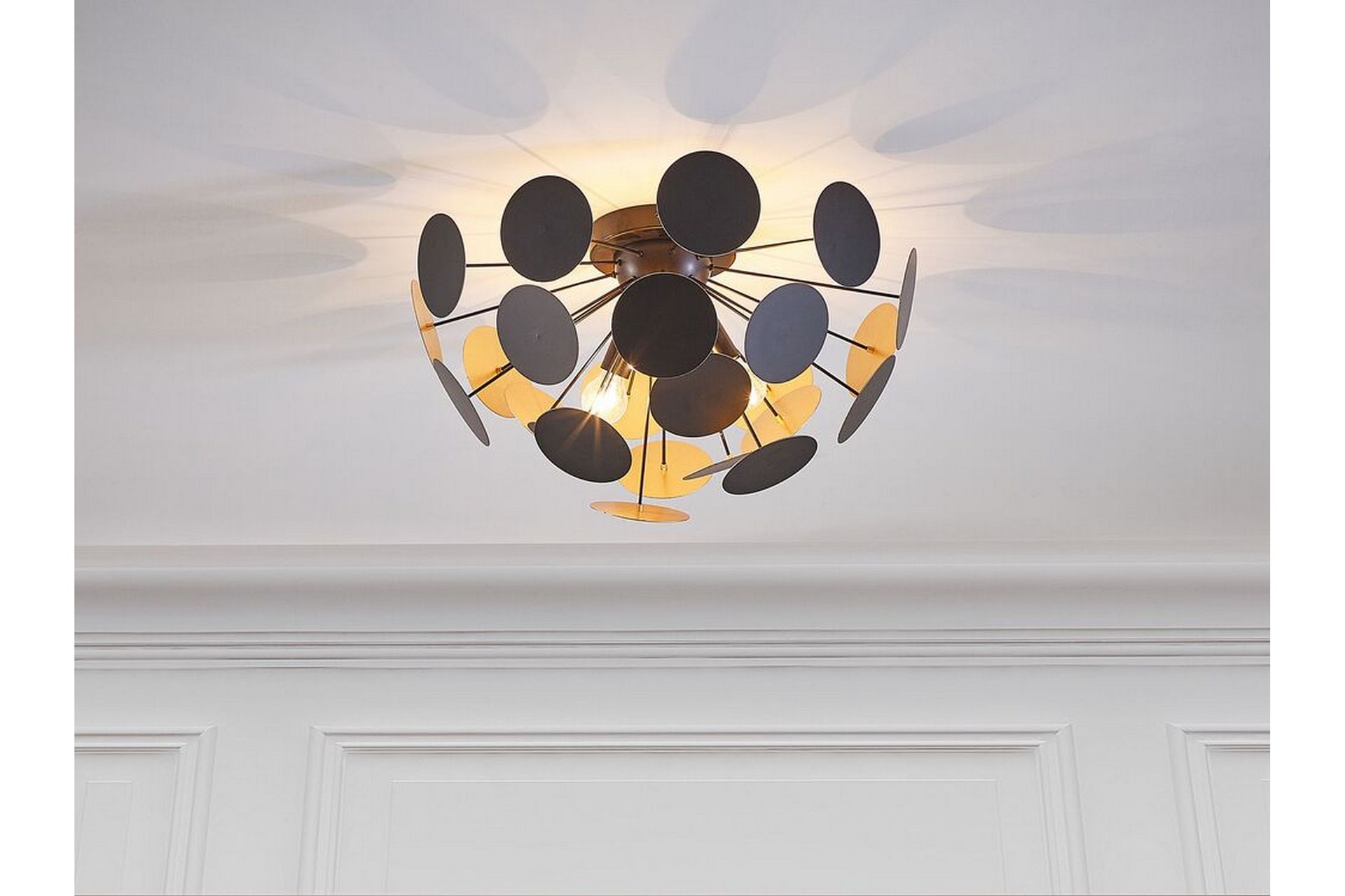 Maritsara Plafond - Svart / Gull - Belysning - Innendørsbelysning & Lamper - Taklampe - Plafondlampe