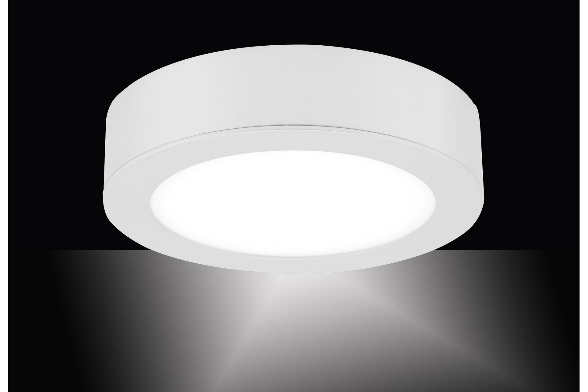 Oskar Plafond Medium - Hvit/Svart - Belysning - Innendørsbelysning & Lamper - Taklampe - Plafondlampe
