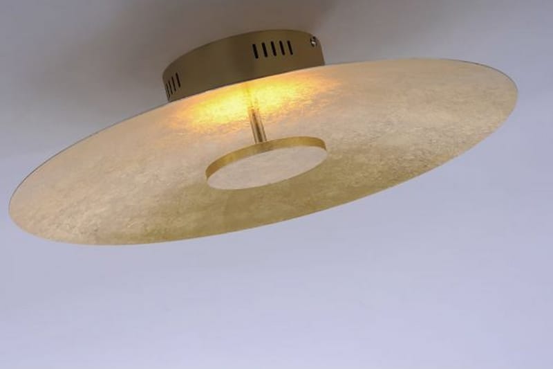 Plafond Stedten - Gull - Plafondlampe - Stuelampe - Soveromslampe