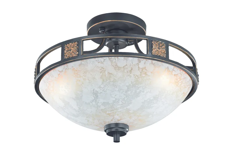 Quinta Plafond 3xE27 42 cm, TRIO