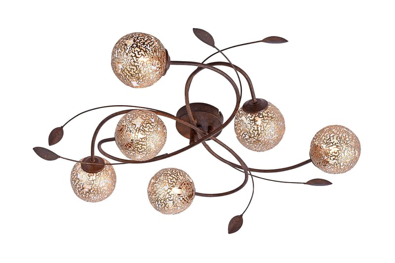 Sheree Plafond Blad - Oransje - Belysning - Innendørsbelysning & Lamper - Taklampe - Plafondlampe