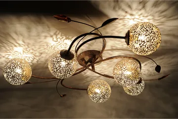 Sheree Plafond Blad - Oransje - Belysning - Innendørsbelysning & Lamper - Taklampe - Plafondlampe