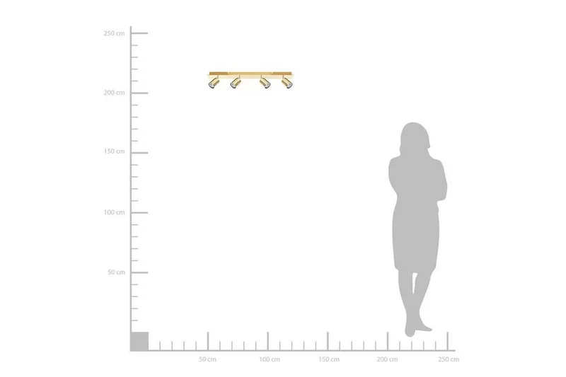 Sigrit Taklampe - Gull - Belysning - Innendørsbelysning & Lamper - Taklampe - Plafondlampe