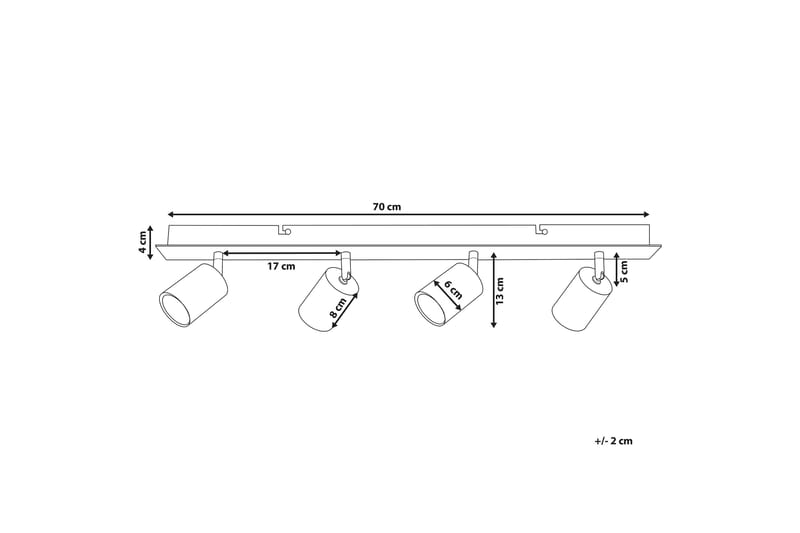 Sigrit Taklampe - Hvit - Plafondlampe - Stuelampe - Soveromslampe