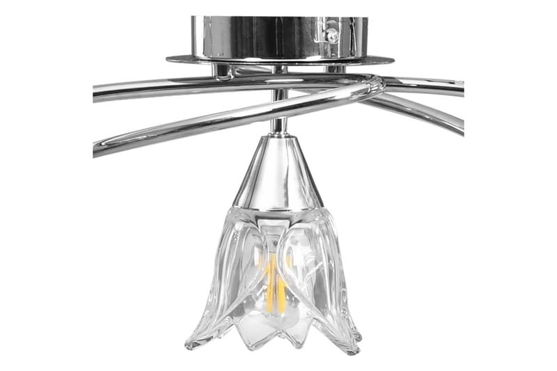 Taklampe gjennomsiktige glasskjermer for 5 E14 lyspærer - Belysning - Innendørsbelysning & Lamper - Taklampe - Plafondlampe